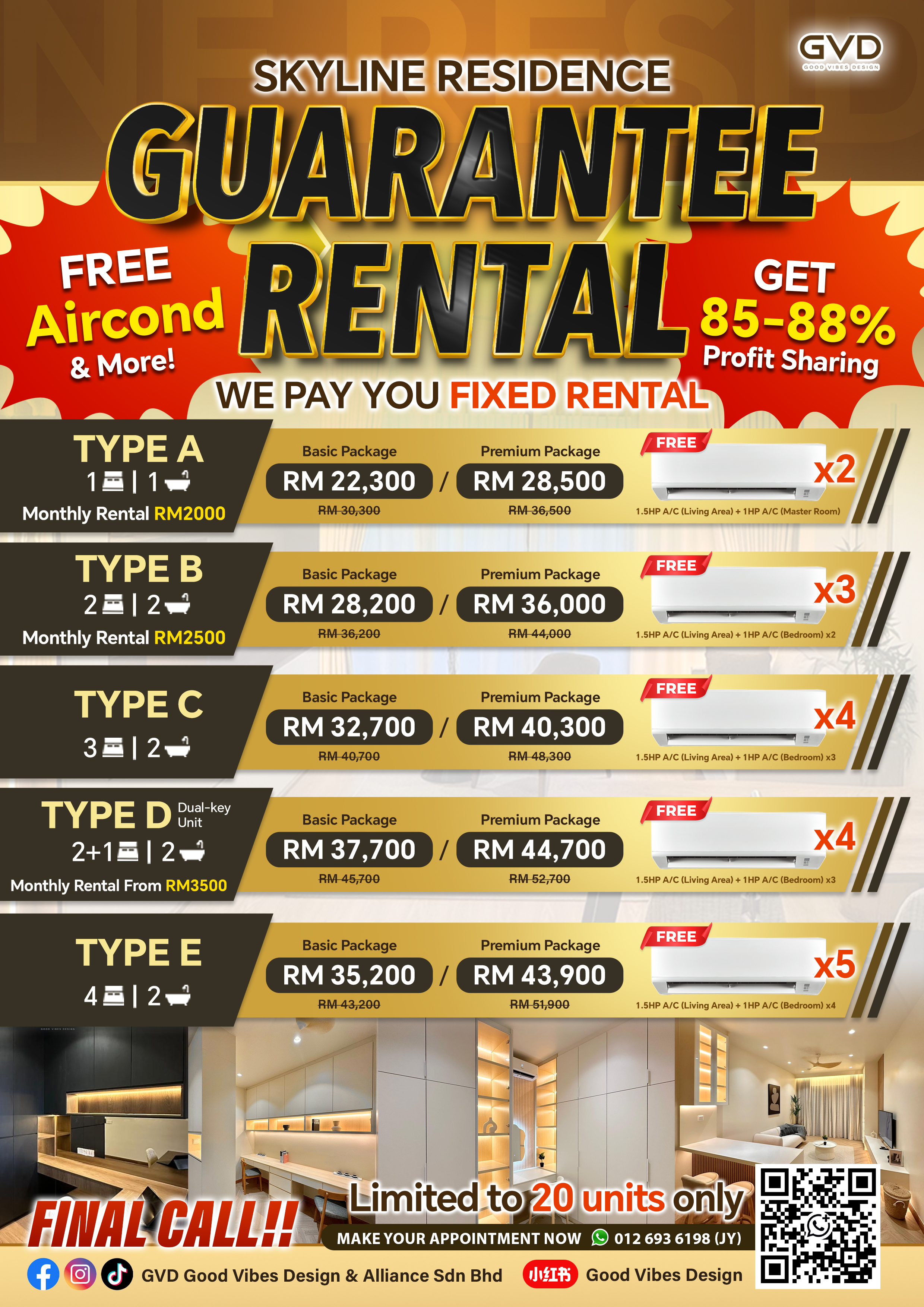 GVD renovation service sales flyer