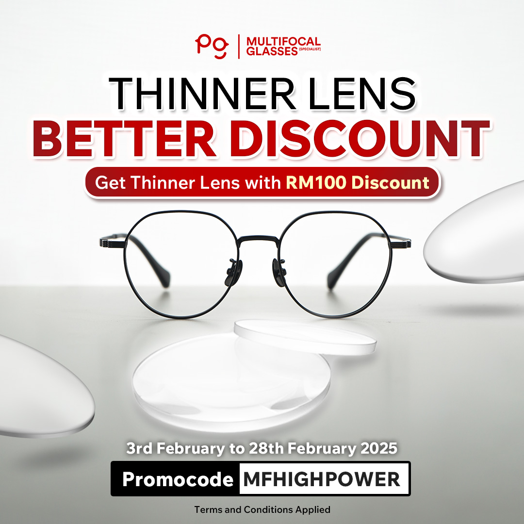PG thinner lens English promotion visual