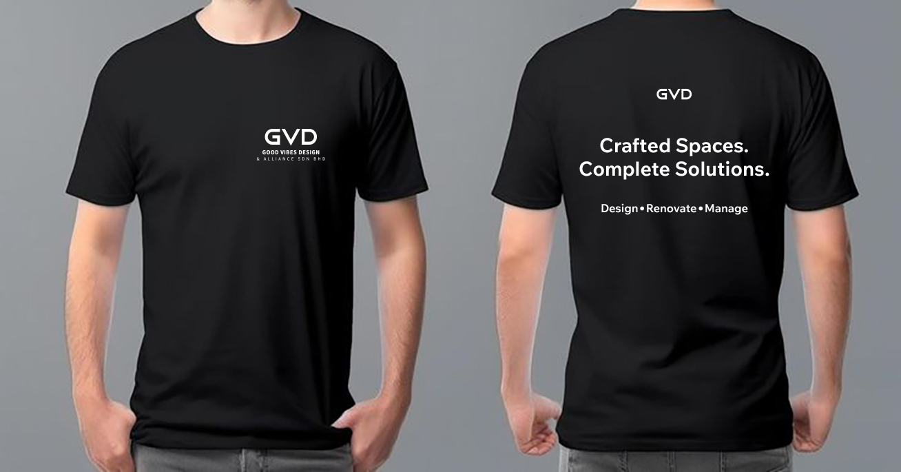 GVD company shirt design